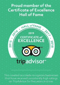 TripAdvisor Hall of Fame Badge